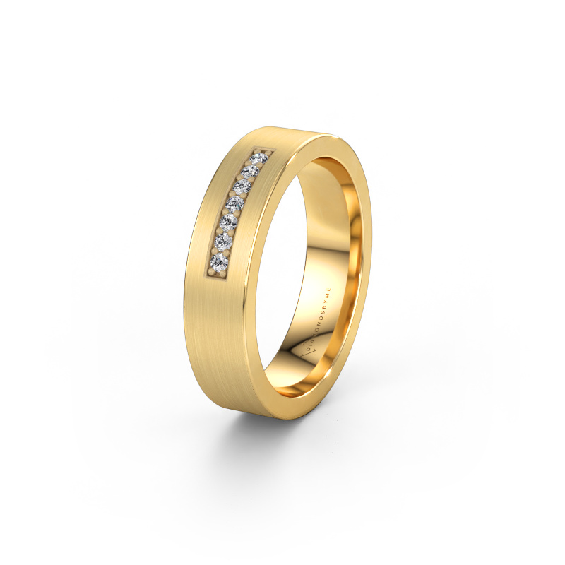 Bild von Ehering WH0112L15BM 585 Gold ±5 x 2 mm Diamant