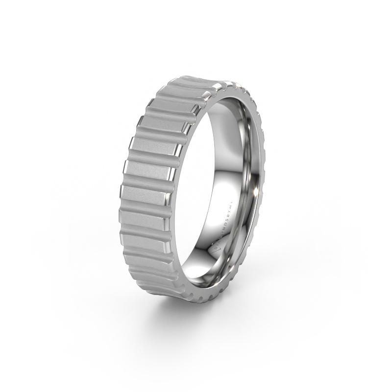 Image of Wedding ring WH0131M46B 950 platinum ±0.24x0.08 in