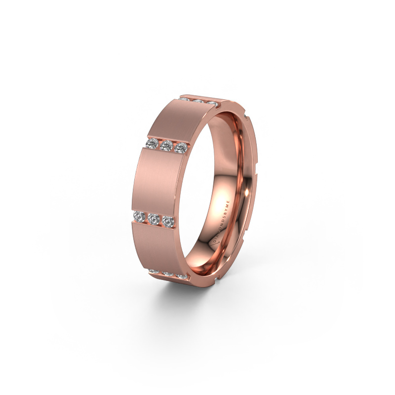 Bild von Ehering WH0135L15BM 585 Roségold ±5x2 mm Zirkonia