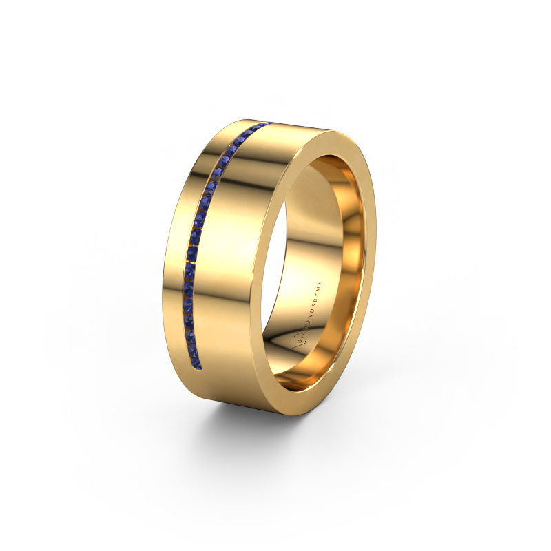 Bild von Ehering WH0143L17BP 585 Gold ±7x2 mm Saphir
