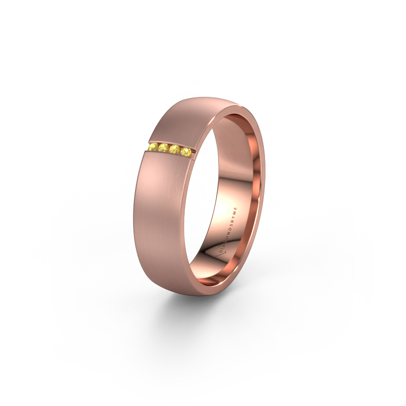 Image de Alliance WH0154L25XM 585 or rose ±5x1.4 mm Saphir jaune