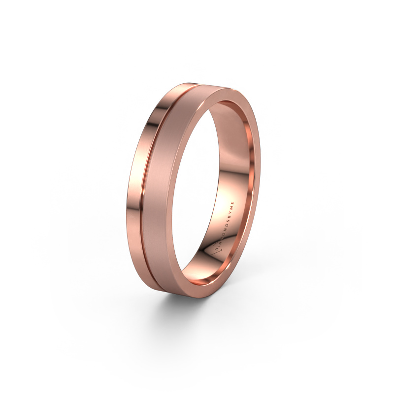 Afbeelding van Trouwring WH0157M14XPM 585 rosé goud ±4,5x1.5 mm