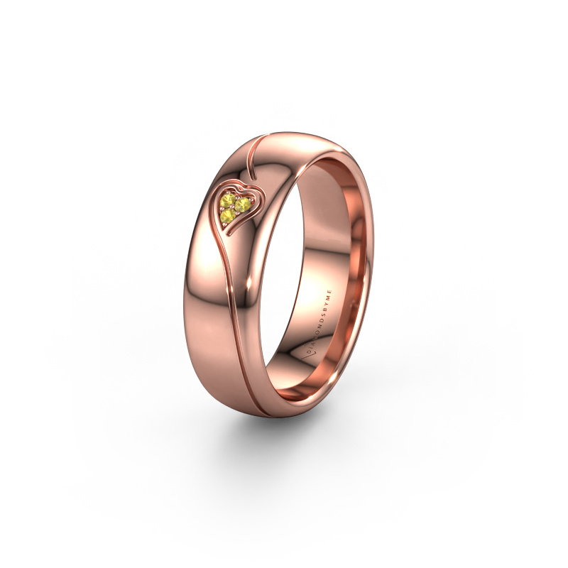 Bild von Ehering WH0168L36AP 585 Roségold ±6x1.7 mm Gelb Saphir