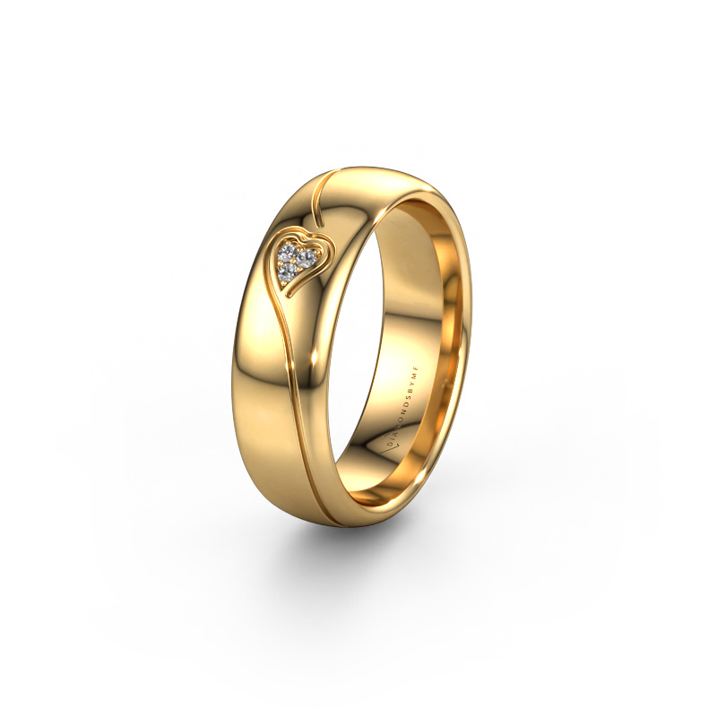 Bild von Ehering WH0168L36AP 585 Gold ±6x1.7 mm Diamant