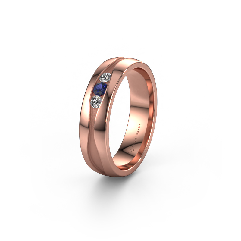 Bild von Ehering WH0172L25A 585 Roségold ±5x1.7 mm Saphir
