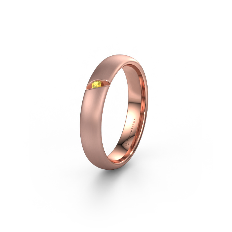 Bild von Ehering WH0176L34AP 585 Roségold ±4x1.7 mm Gelb Saphir