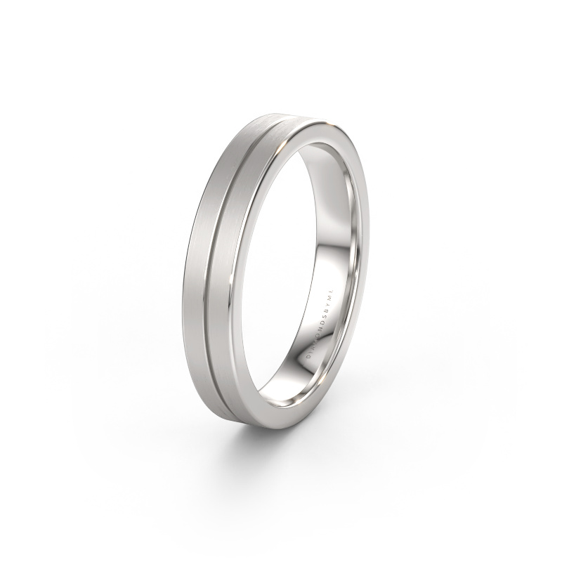 Bild von Ehering WH0200M14BM 585 Weißgold ±4 x 2 mm