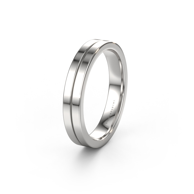 Bild von Ehering WH0200M14BP 585 Weißgold ±4x2 mm