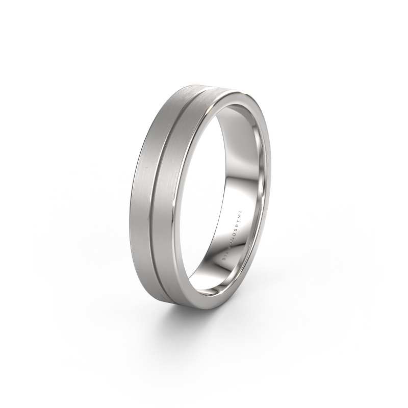 Bild von Trauring WH0200M15AM 585 Weißgold ±5x1.7 mm