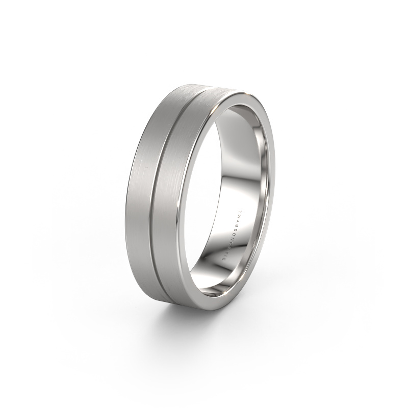 Bild von Ehering WH0200M16AM 585 Weißgold ±6x1.7 mm