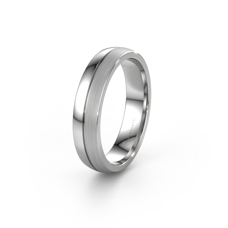 Image of Wedding ring WH0200M25BPM 950 platinum ±5x2 mm
