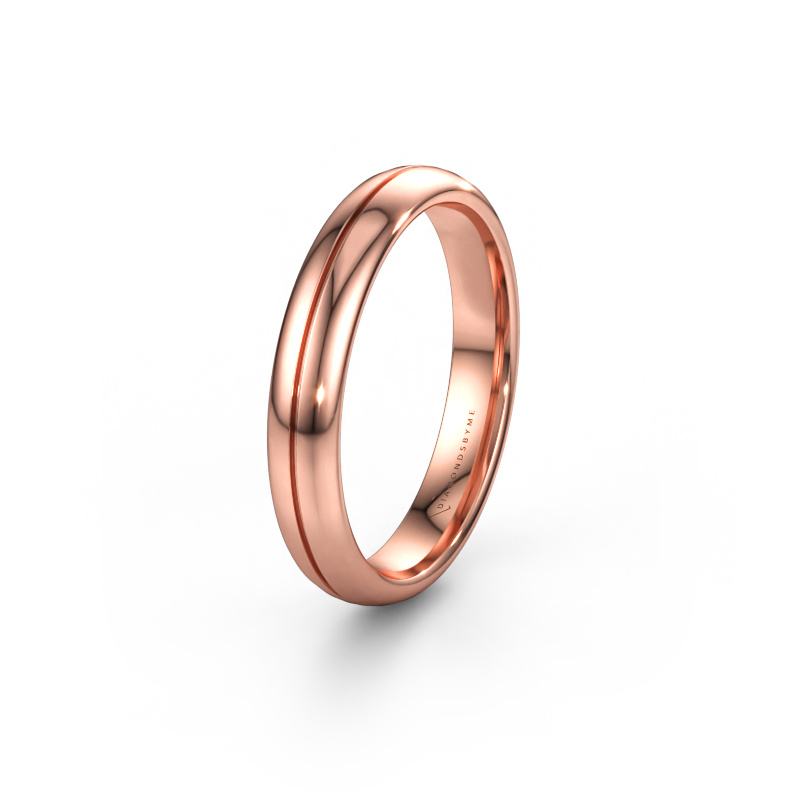 Immagine di Fede nuziale WH0200M34BP 585 oro rosa ±4 x 2 mm