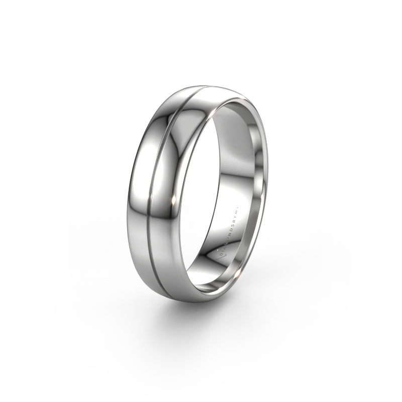Image of Wedding ring WH0200M36AP 950 platinum ±0.24x0.07 in