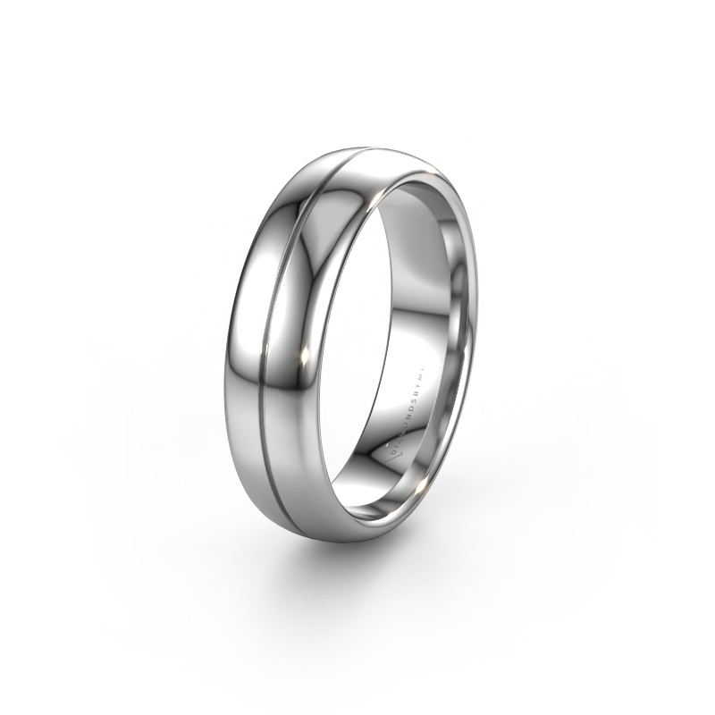 Image of Wedding ring WH0200M36BP 950 platinum ±0.24x0.08 in