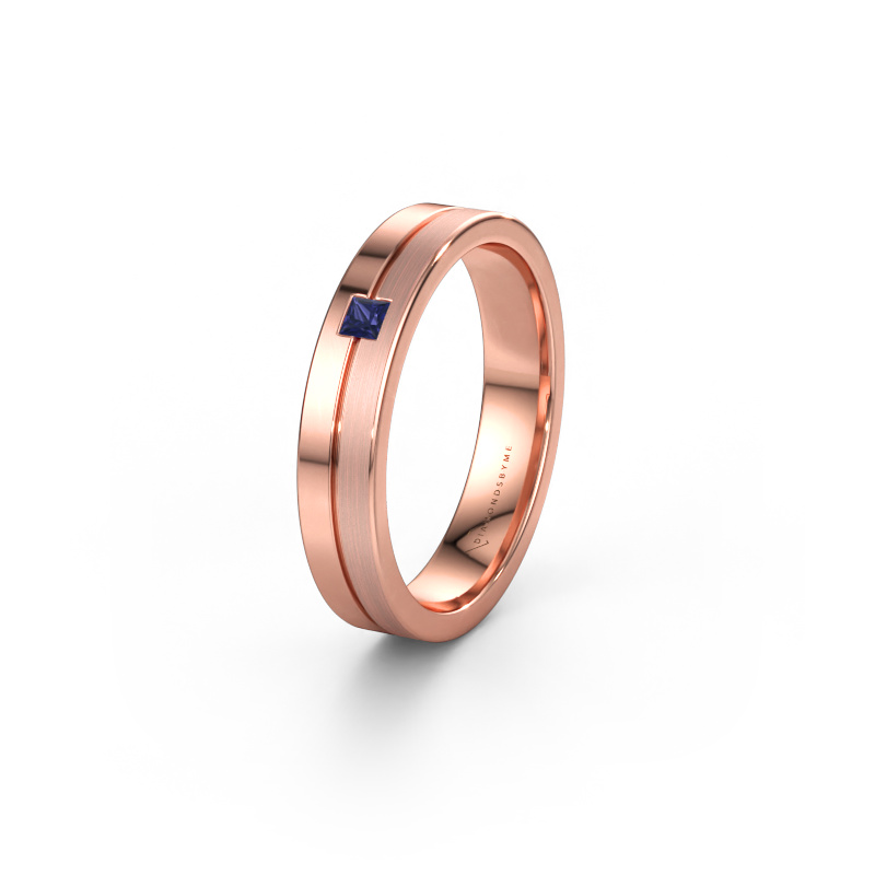 Bild av Vigselring WH0201L14ASQPM 585 roséguld ±4 x 1,7 mm Safir