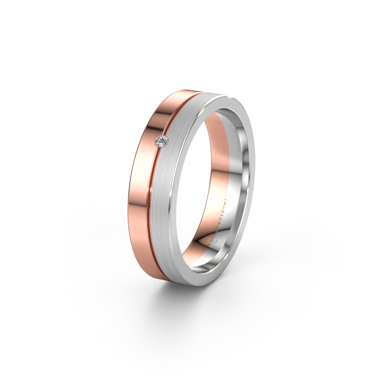 Image de Alliance WH0201L15APM 585 or rose ±5 x 1,7 mm Diamant