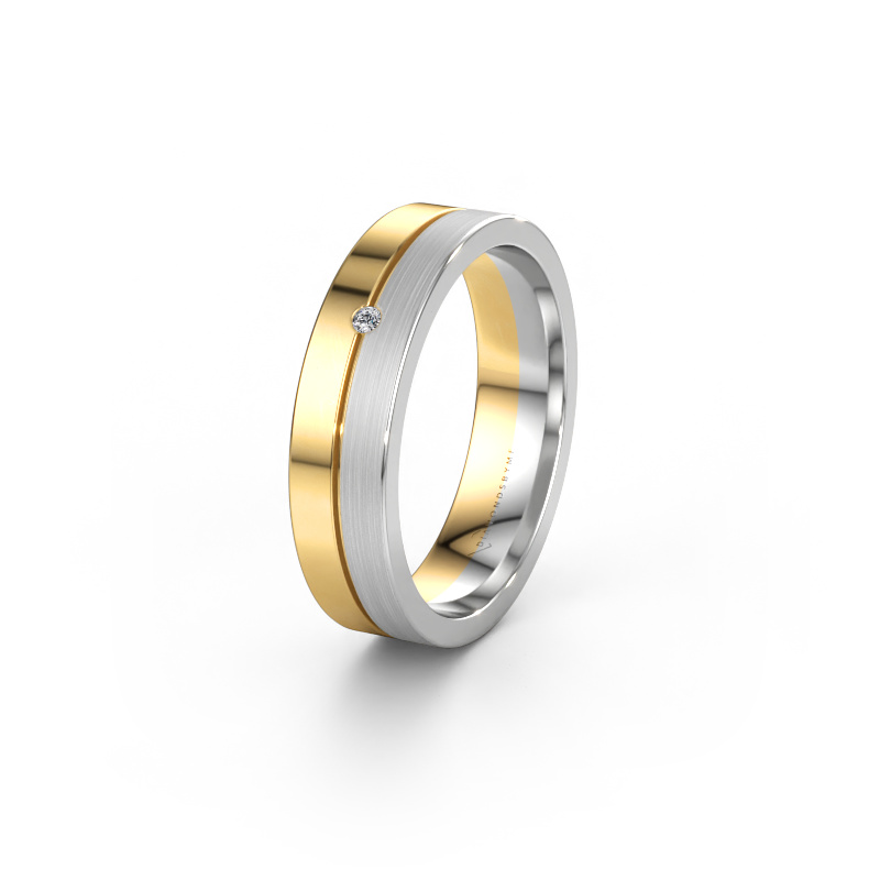 Bild von Ehering WH0201L15APM 585 Gold ±5 x 1,7 mm Diamant