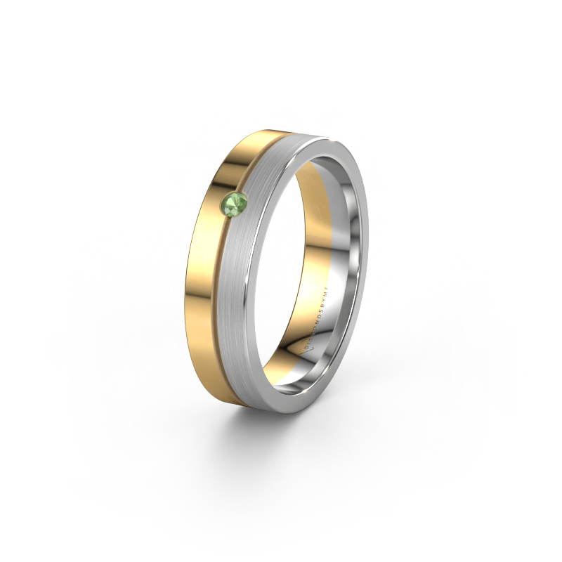 Bild von Ehering WH0201L15APM 585 Gold ±5x1.7 mm Turmalin grün