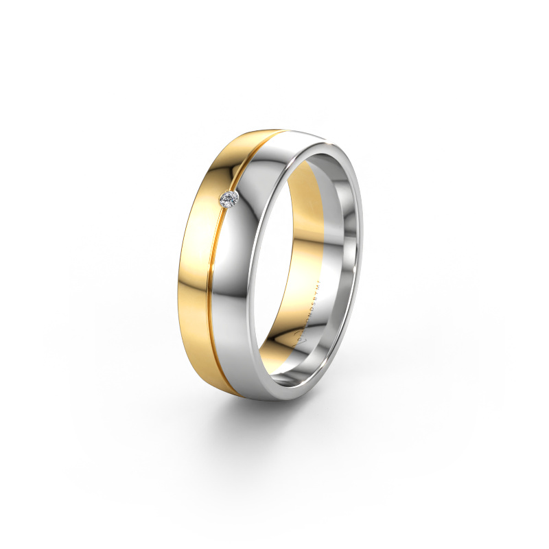 Bild von Ehering WH0201L26AP 585 Gold ±6 x 1,7 mm Diamant