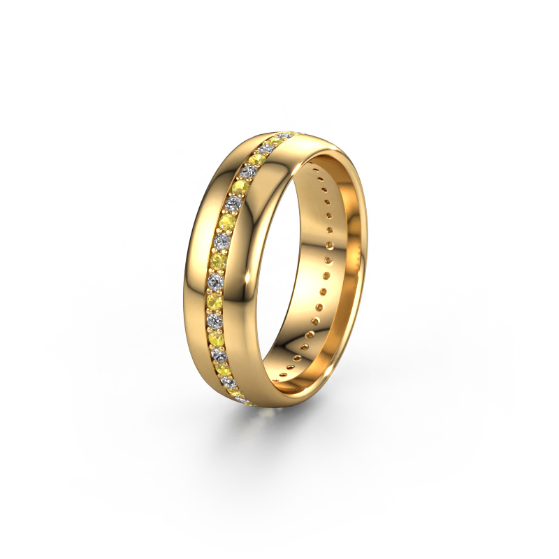 Bild von Ehering WH0203L36AP 585 Gold ±6x1.7 mm Gelb Saphir