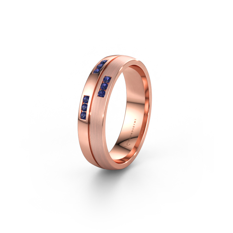 Bild av Vigselring WH0206L25APM 585 roséguld ±5 x 1,7 mm Safir