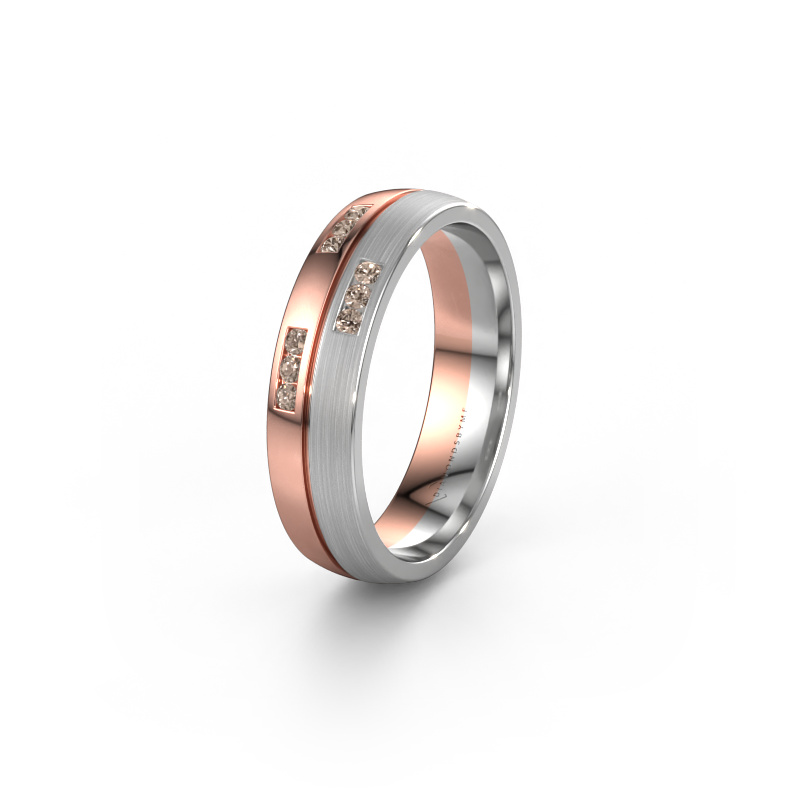 Image de Alliance WH0206L25APM 585 or rose ±5x1.7 mm Diamant brun