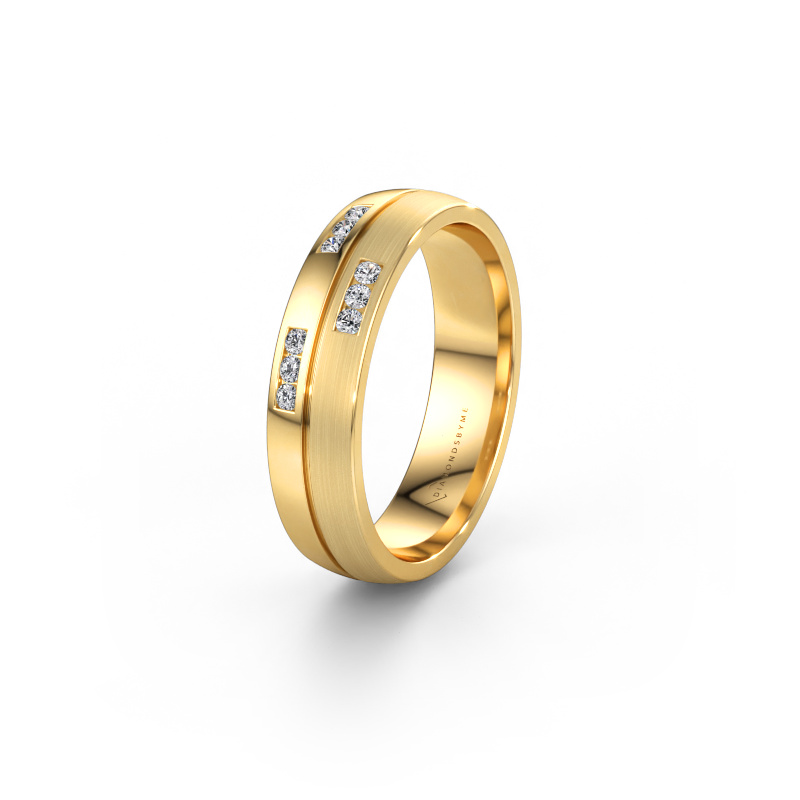 Immagine di Fede nuziale WH0206L25APM 585 oro ±5 x 1,7 mm Diamante