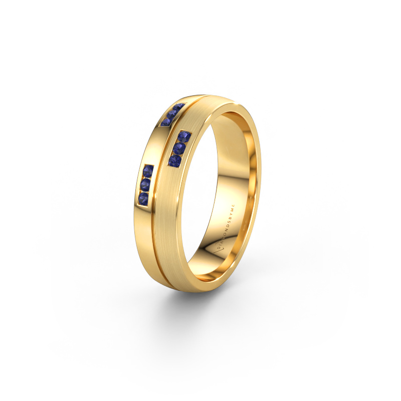Bild av Vigselring WH0206L25APM 585 gult guld ±5 x 1,7 mm Safir