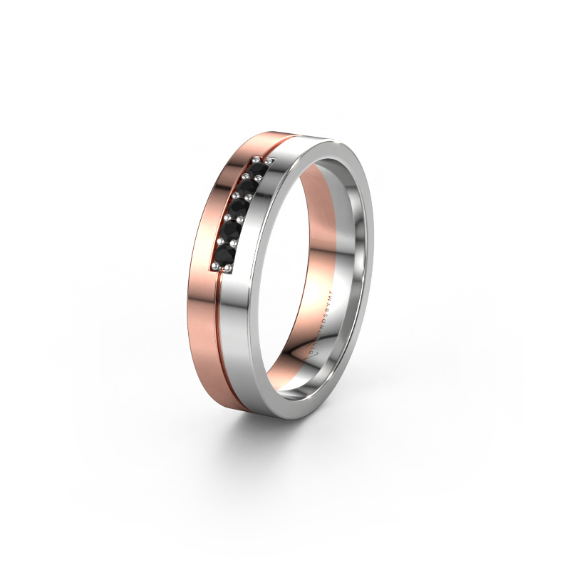Image de Alliance WH0211L15AP 585 or rose ±5x1.7 mm Diamant noir