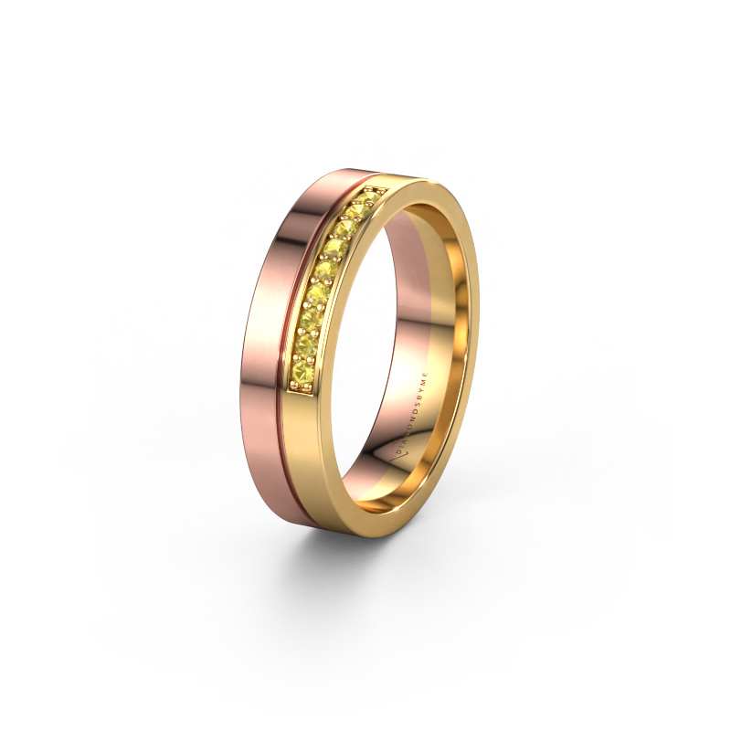 Bild von Ehering WH0213L15AP 585 Roségold ±5x1.7 mm Gelb Saphir