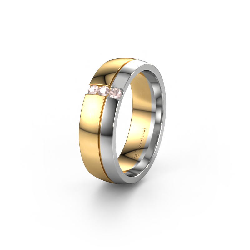 Bild von Ehering WH0223L56A 585 Gold ±6x1.7 mm Morganit Champagner