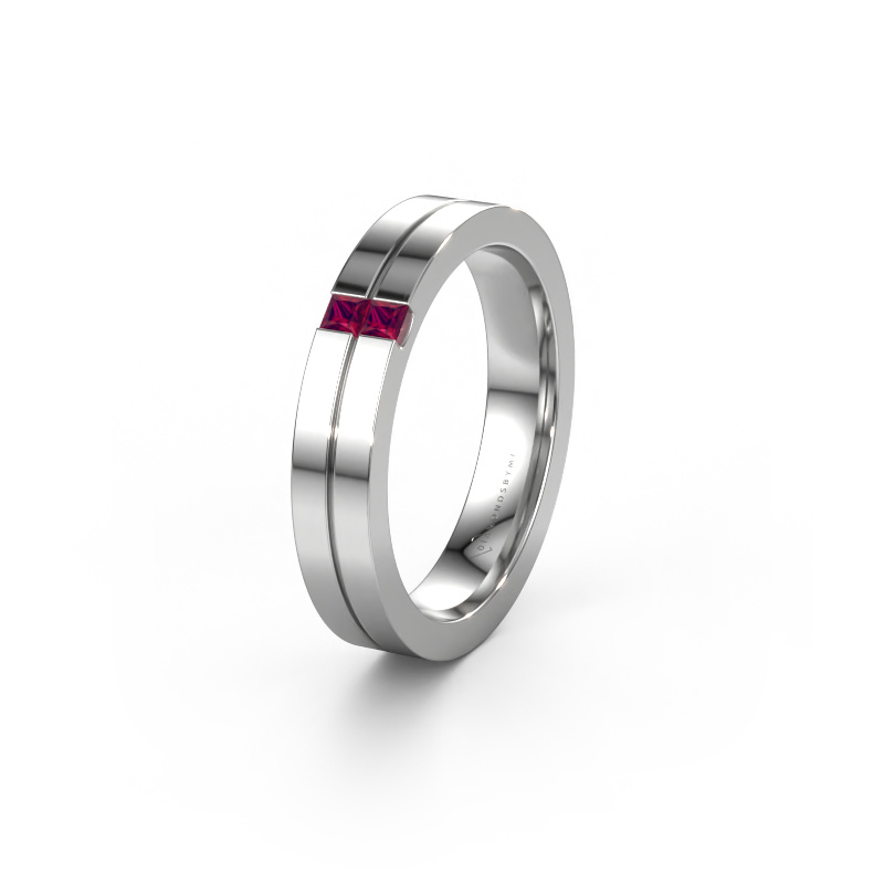 Image de Alliance WH0225L14B 585 or blanc ±4x2 mm Rhodolite