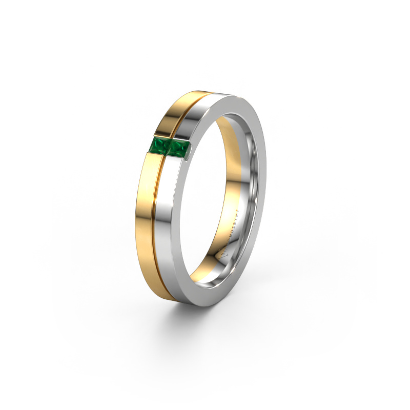 Bild von Ehering WH0225L14B 585 Gold ±4x2 mm Smaragd