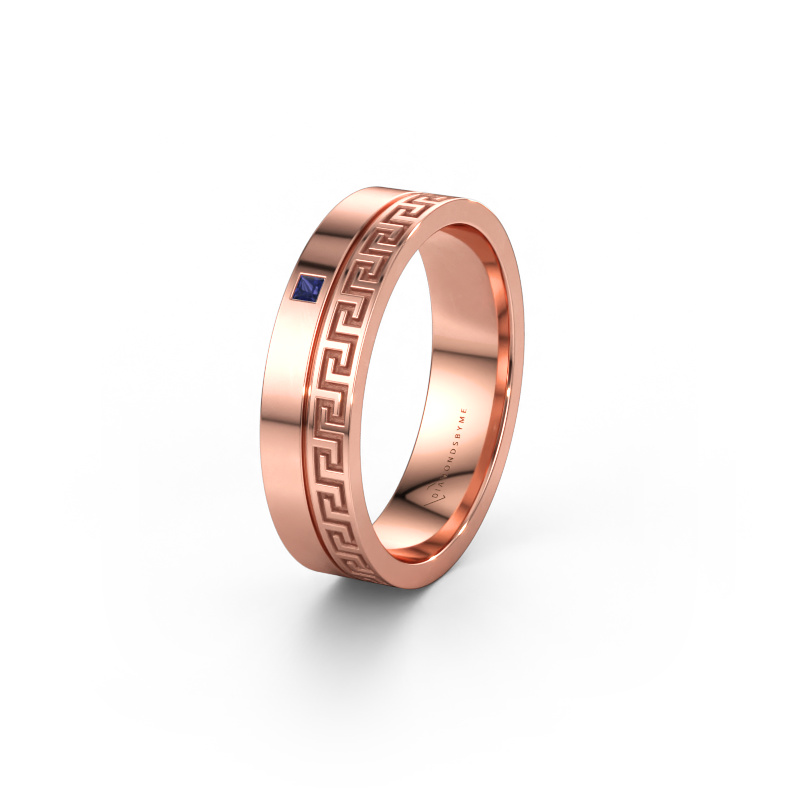 Bild av Vigselring WH0252L24X 585 roséguld ±4 x 1,5 mm Safir