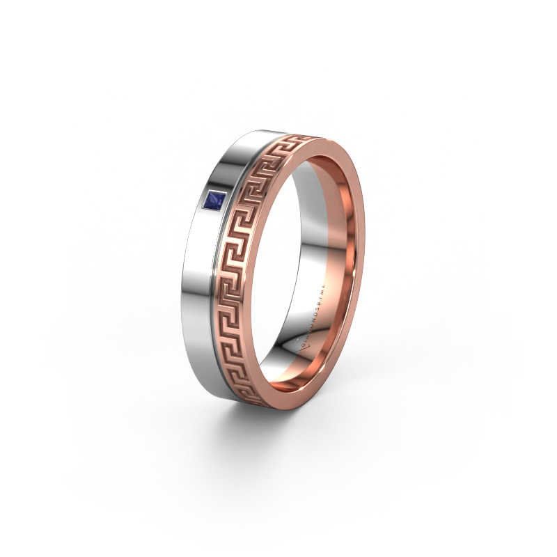 Bild von Ehering WH0252L24X 585 Roségold ±4x1.5 mm Saphir