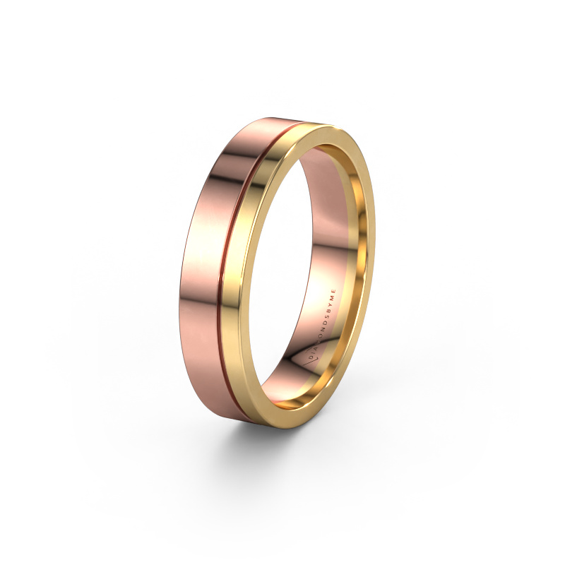 Image of Wedding ring WH0300M15AP 585 rose gold ±5x1.7 mm