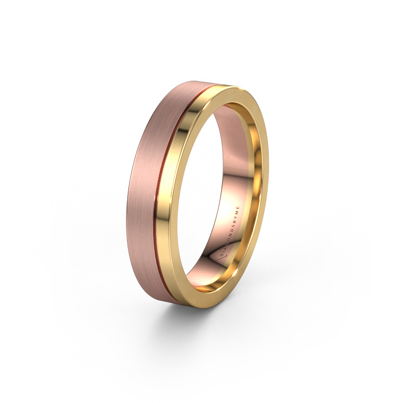 Image of Wedding ring WH0300M15BPM 585 rose gold ±5x2 mm