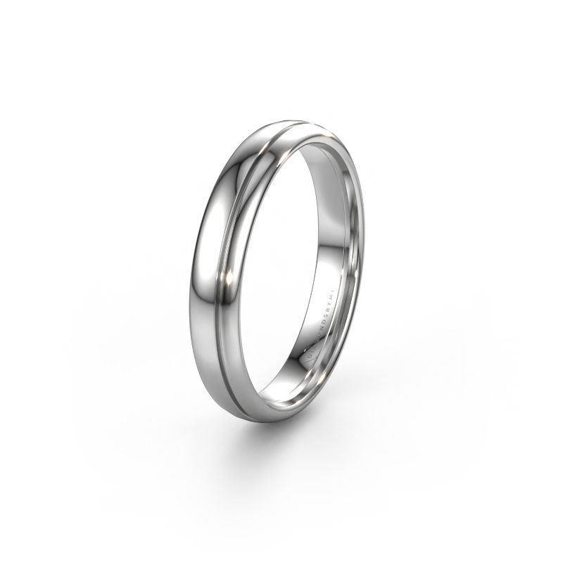 Image of Wedding ring WH0300M34AP 950 platinum ±0.16x0.07 in