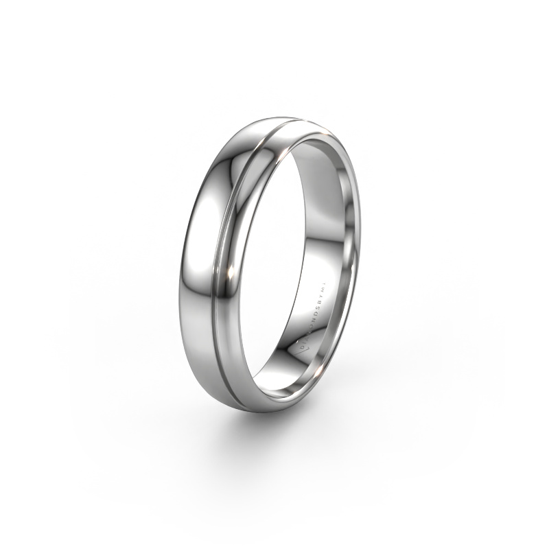 Image of Wedding ring WH0300M35AP 950 platinum ±0.20x0.07 in