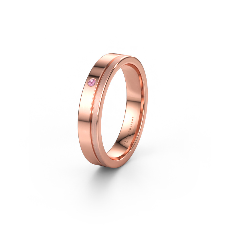Immagine di Anello dell'amicizia WH0301L14APM 585 oro rosa ±4 x 1,7 mm Zaffiro rosa