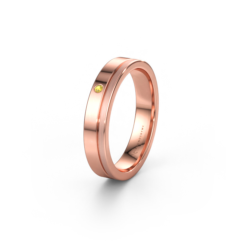 Immagine di Anello dell'amicizia WH0301L14APM 585 oro rosa ±4 x 1,7 mm Zaffiro giallo