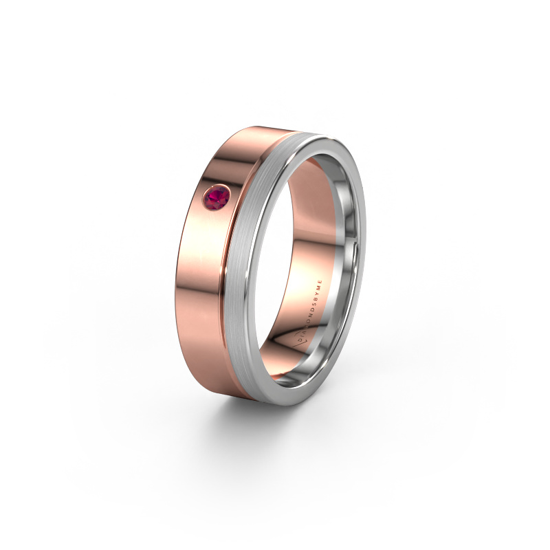 Bild von Ehering WH0301L16APM 585 Roségold ±6x1.7 mm Rhodolit