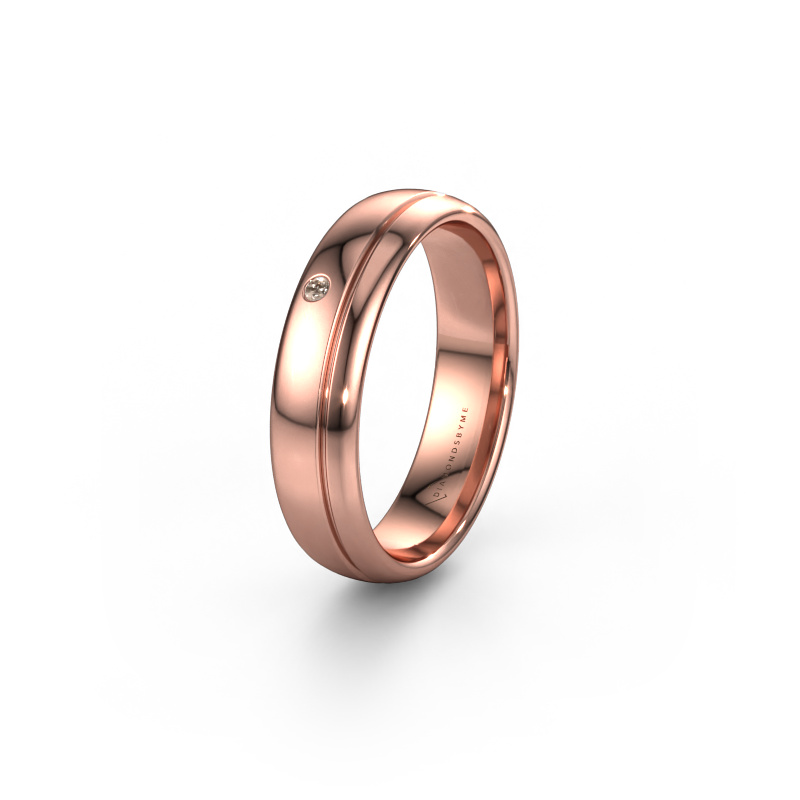 Image de Alliance WH0301L35AP 585 or rose ±5x1.7 mm Diamant brun