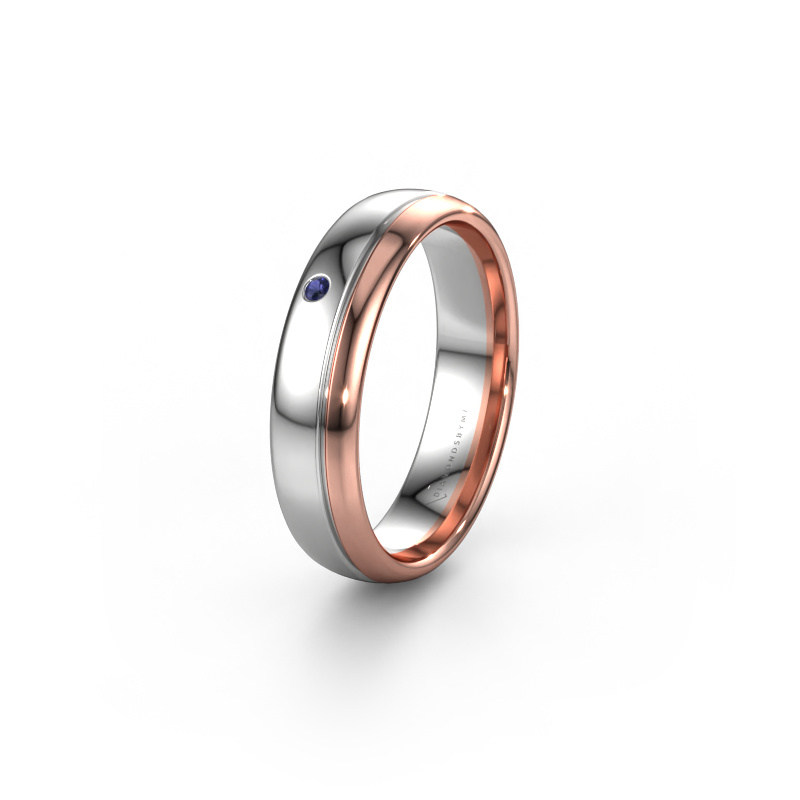 Image of Wedding ring WH0301L35AP 585 white gold ±0.20x0.07 in Sapphire
