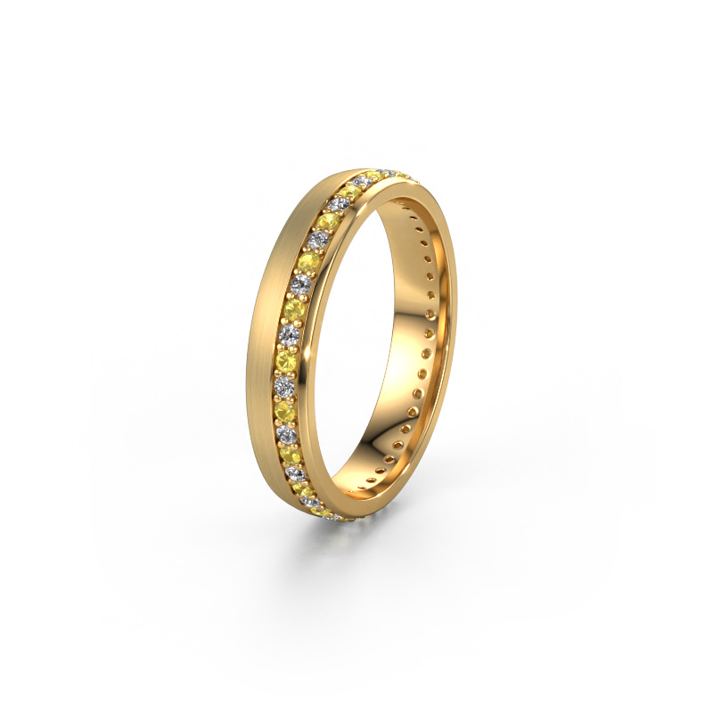 Bild von Ehering WH0303L24AM 585 Gold ±4x1.7 mm Gelb Saphir