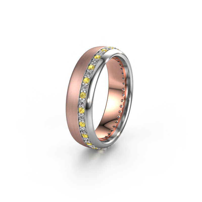 Bild von Ehering WH0303L36BMP 585 Roségold ±6x2 mm Gelb Saphir