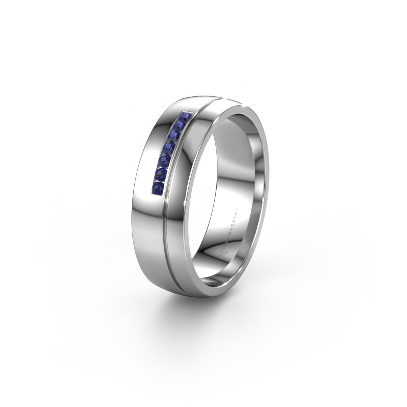 Bild von Ehering WH0308L26AP 950 Platin ±6x1.7 mm Saphir