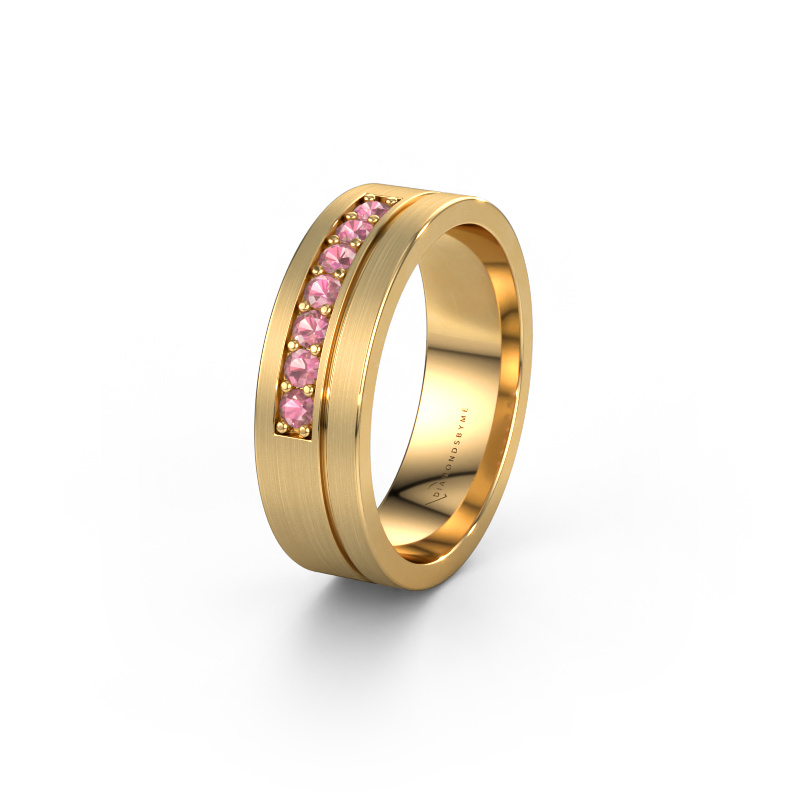 Image de Alliance WH0312L16AM 585 or jaune ±6x1.7 mm Rose tourmaline
