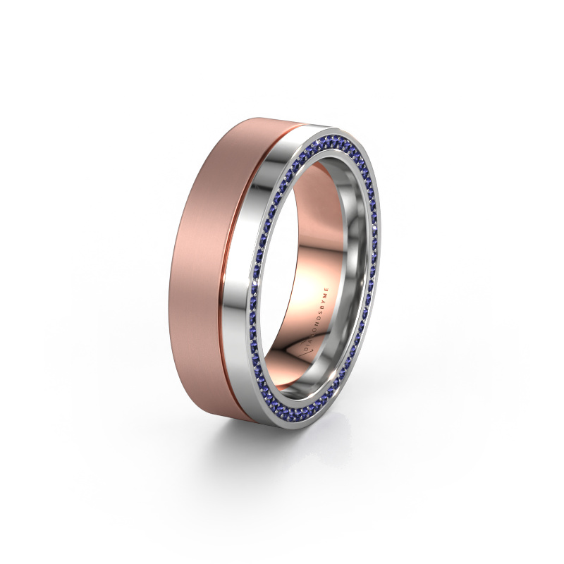 Bild von Ehering WH0313L16B 585 Roségold ±6x2 mm Saphir