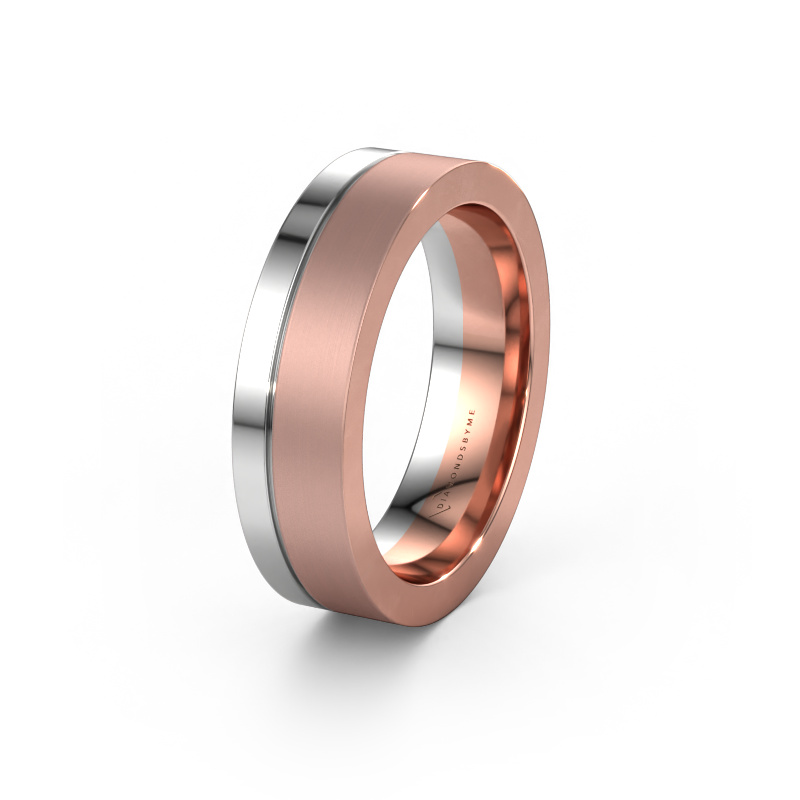 Image of Wedding ring WH0313M16B 585 rose gold ±6x2.6 mm